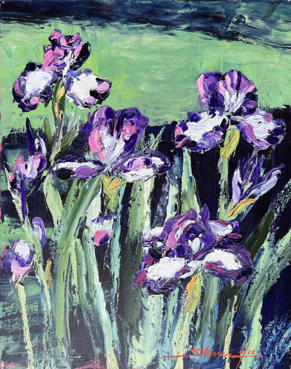 Plein Iris by Sharon Rusch Shaver