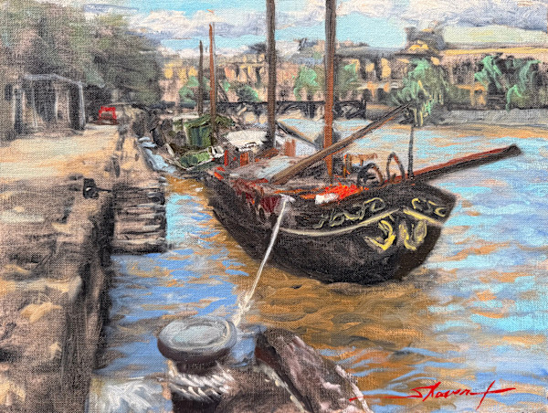 Plein On the Seine by Sharon Rusch Shaver