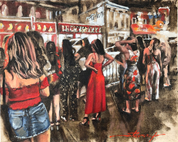 Urban Landscape Sketch by Sharon Rusch Shaver