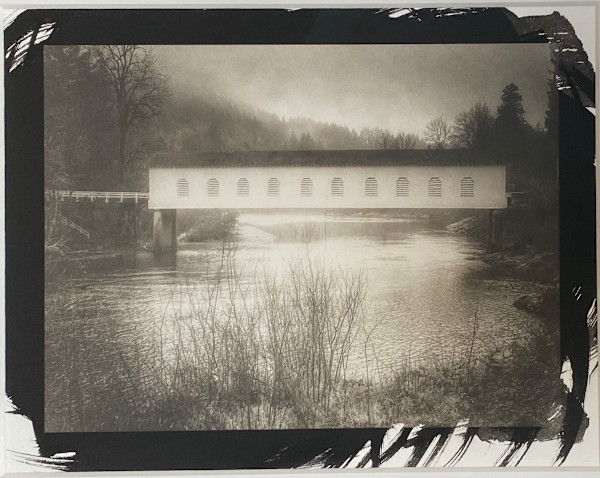 Goodpasture Island Bridge (Platinum Palladium) by Sandy Brown Jensen, Image 1.