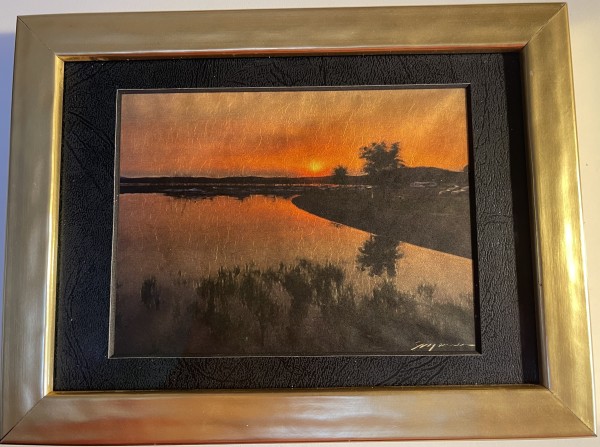 Richardson Point Sunset by Sandy Brown Jensen