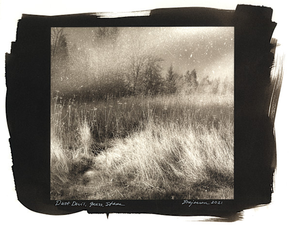 Dust Devil, Grass, Stars by Sandy Brown Jensen, Image 3.