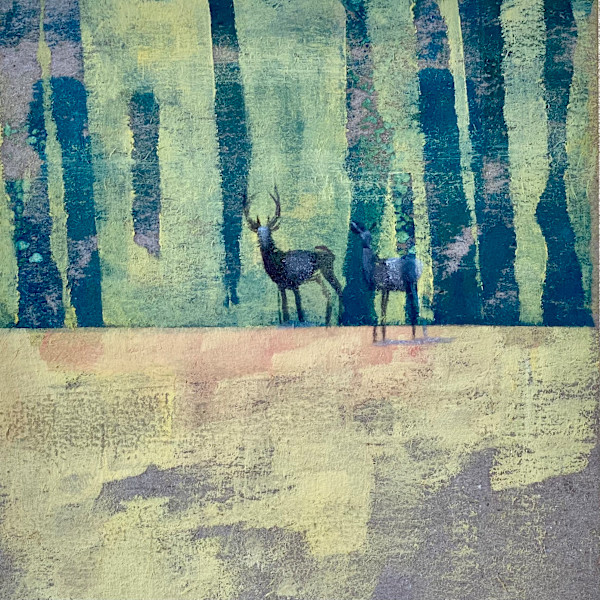 forest edge by Janet E Fagan