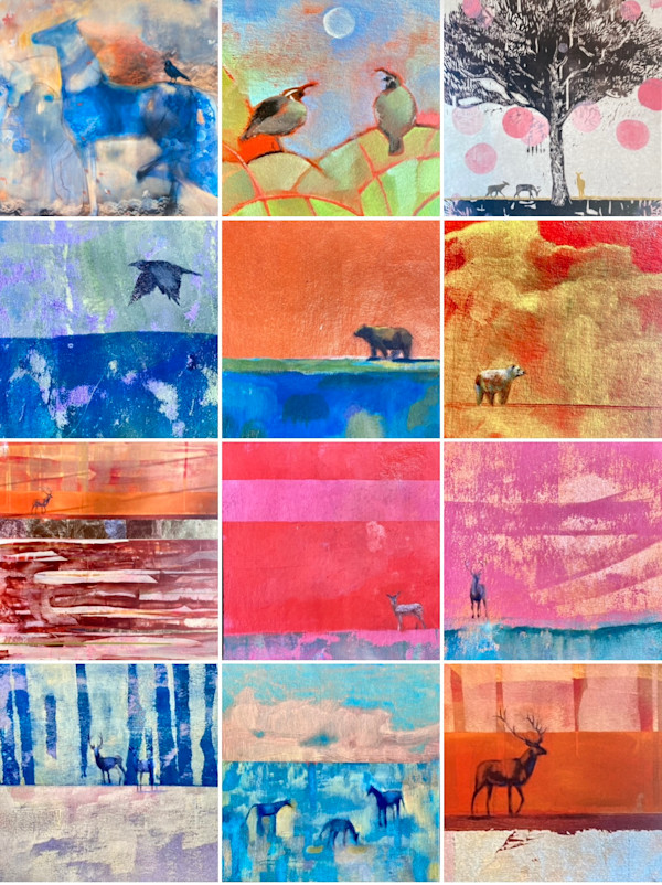 Dreaming in color miniatures by Janet E Fagan