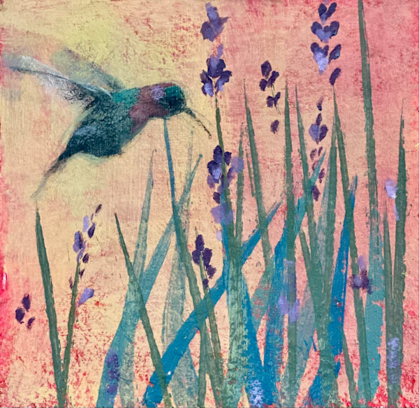 Gold light, Garden Flight by Janet E Fagan