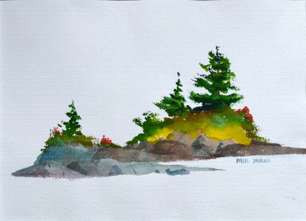 Island in the Bay, Stonington by Paul Brand