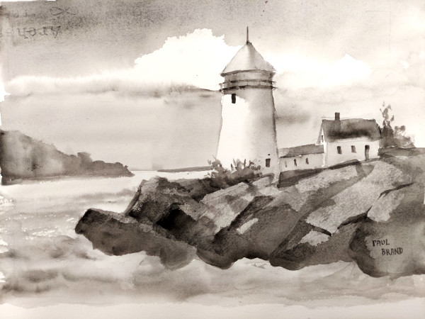 Neddick Lighthouse by Paul Brand
