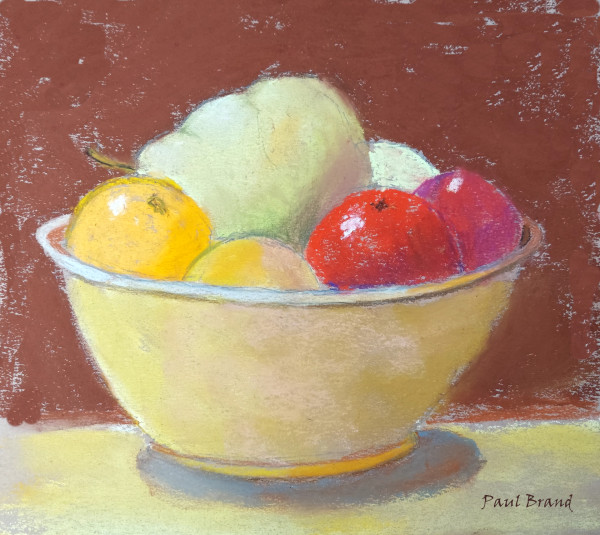 Pear, Plum, Orange, Apple by Paul Brand