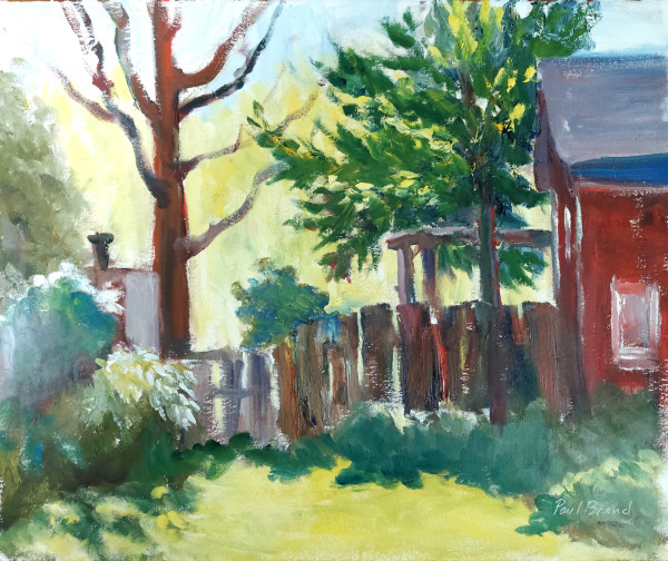 Red House on River Road #2 by Paul Brand