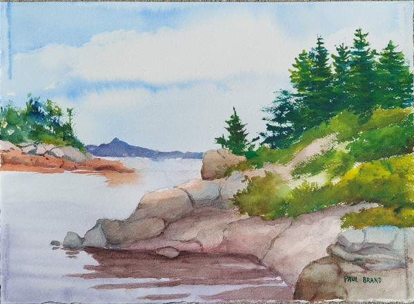 Sand Beach, Stonington, Maine by Paul Brand