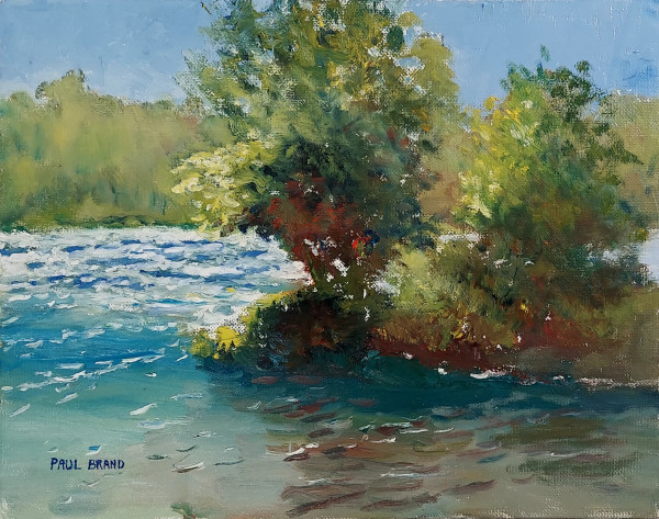 Sun on the Maumee, Waterville by Paul Brand