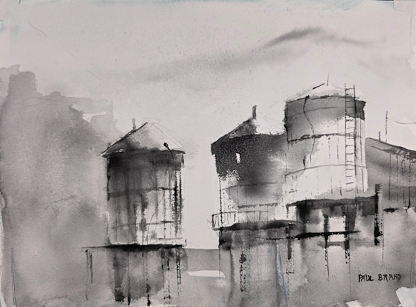 Rooftop Water Tanks by Paul Brand, Image 1.