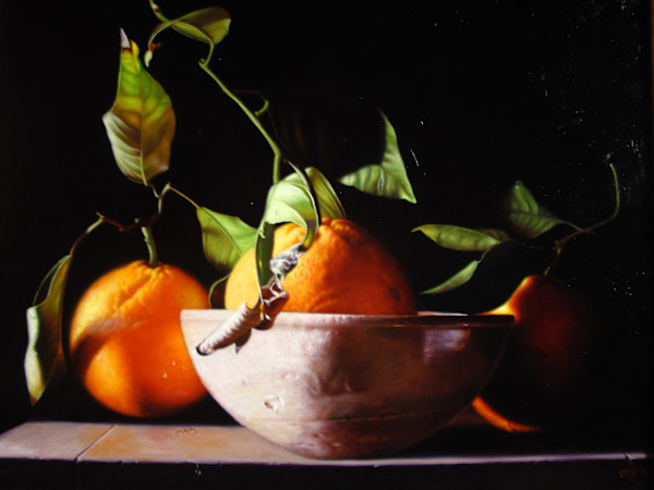 Oranges and ceramic bowl by Peter Thomas Foster, Image 11.