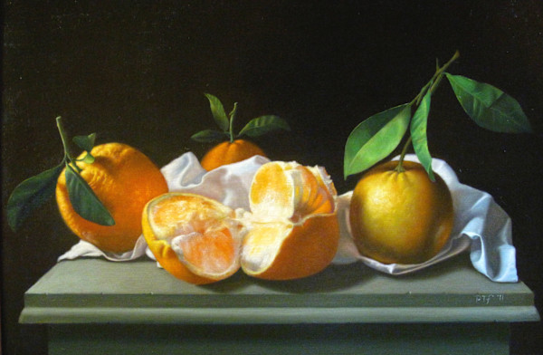 Oranges on a ledge by Peter Thomas Foster, Image 10.