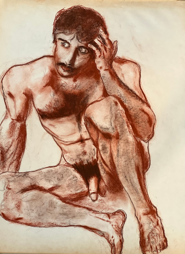 Male Nude by Hector Vizoso, Image 1.