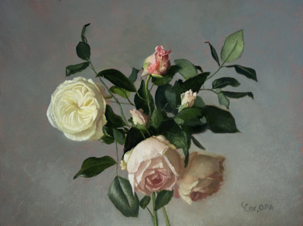 Autumn Roses by Cecelia Cox