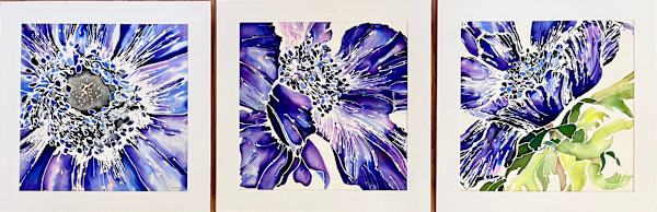 Becoming More, triptic by Patricia Walkar