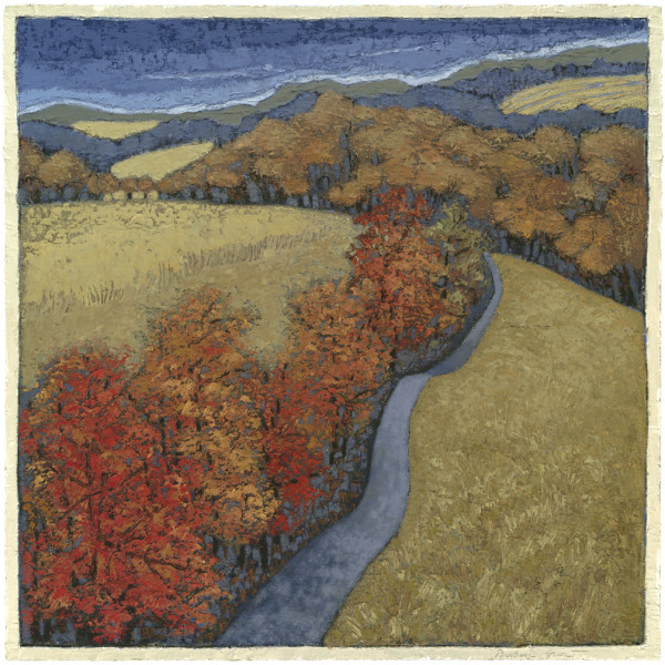 Blue Gravel Driveway by Barbara Grant