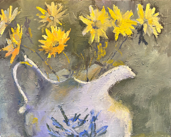 Green-Eyed Daisies by Rick Phillips