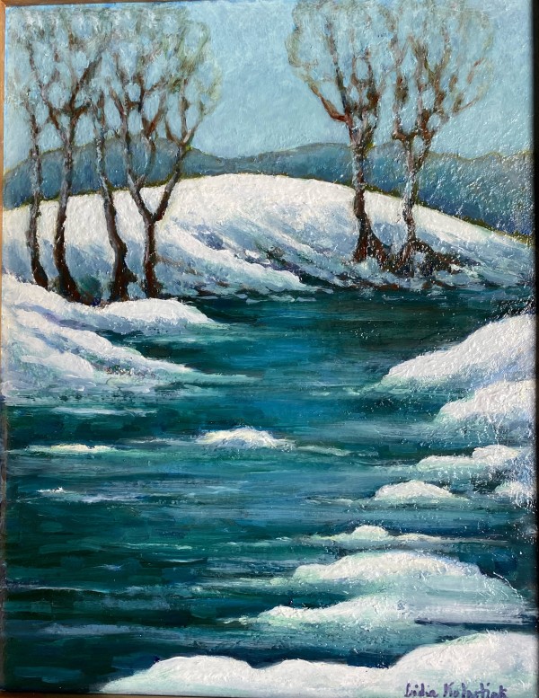 Melting Snow by Lidia Kohutiak