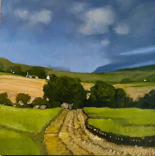 Hayfield Mowed by Carol Fastuca