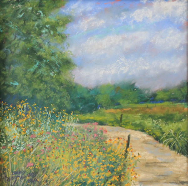 Flower Garden Pathway by Sandy Askey-Adams