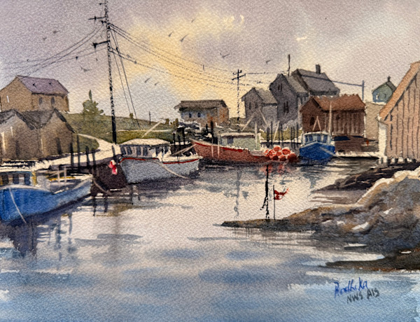 Fishing Boats of Nova Scotia by Radhika Srinivas, Image 1.