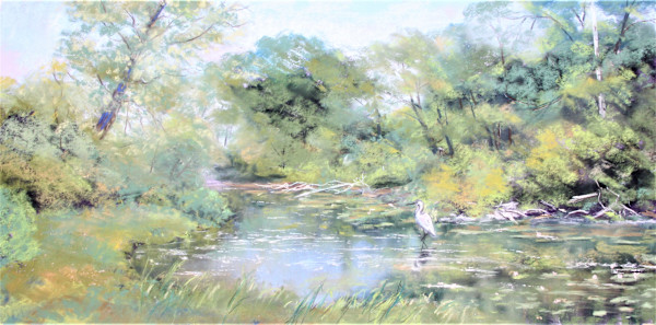 Enjoying the water by Sandy Askey-Adams