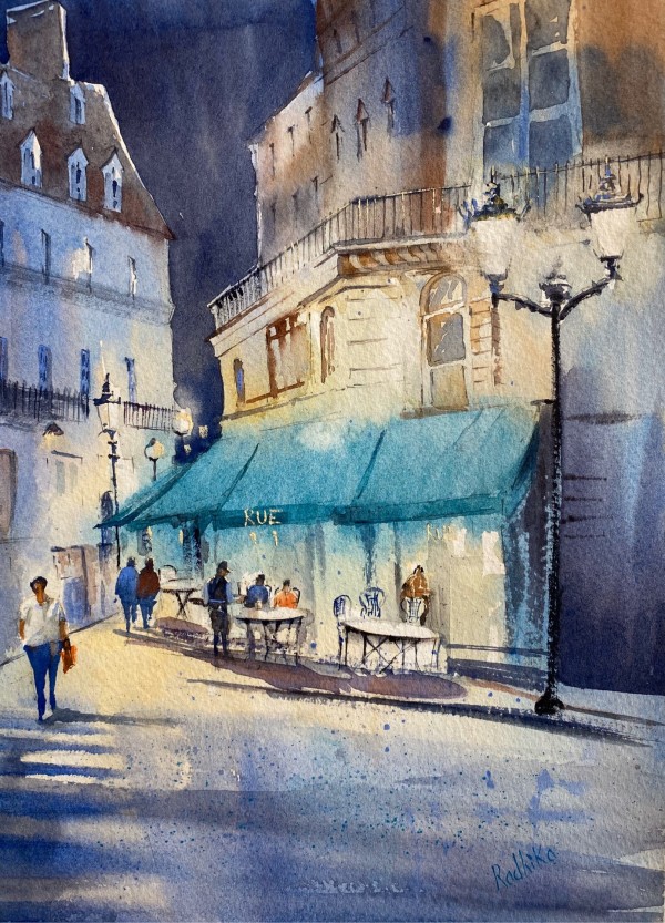 Parisian Cafe by Radhika Srinivas