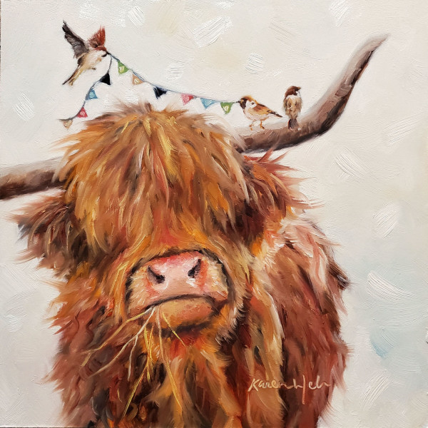 Party Preparations by Karen Weber