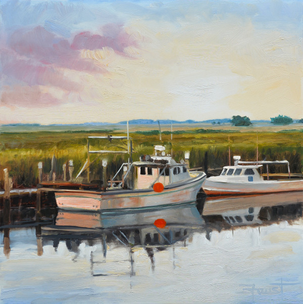 Red Buoy by Shawn Faust