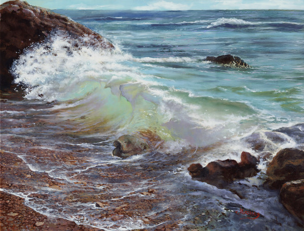 Sound of the surf by Victor Mordasov