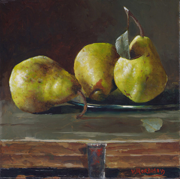 Three pears by Victor Mordasov