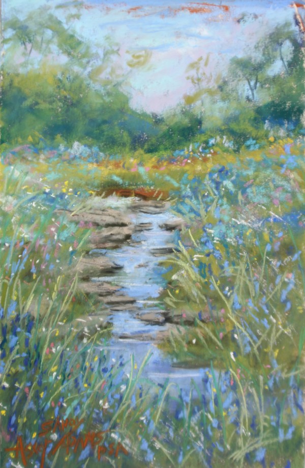 Garden Stream by Sandy Askey-Adams