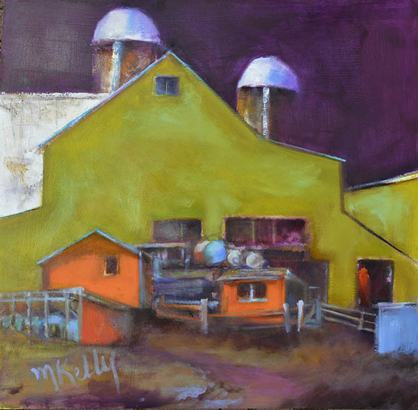 Aubergine Sky by Madeleine Kelly