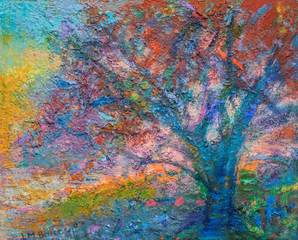 Apple Tree with Copper Leaves by Lynda Bruce