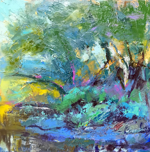 Willow, As Seen from the Canoe / Saule vu du canot by Lynda Bruce