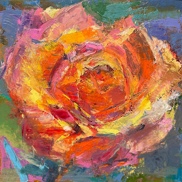 Rose # 5 - Flaming Rose by Lynda Bruce, Image 1.