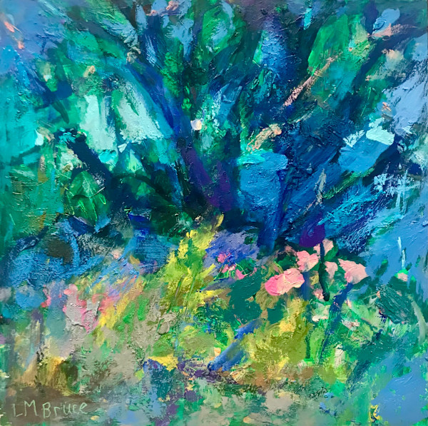 Willow with Joe-Pye Weed / Saule avec eupatoire rose by Lynda Bruce