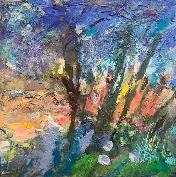 Willow on Riverbank / Saule au bord de la rivière by Lynda Bruce