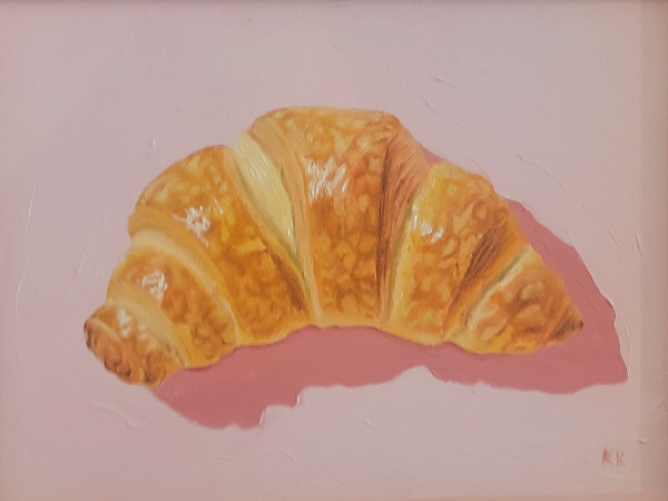 Pink Croissant by Katherine Kennedy
