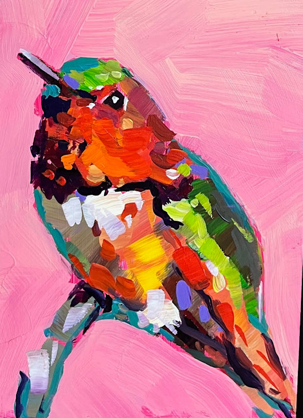 Allen's Hummingbird Pink by Laura Green