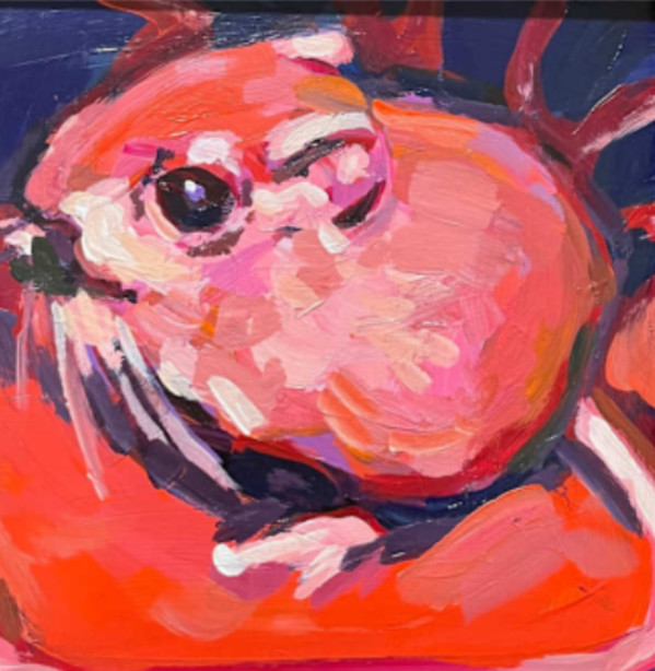 Kangaroo Rat in Pink by Laura Green
