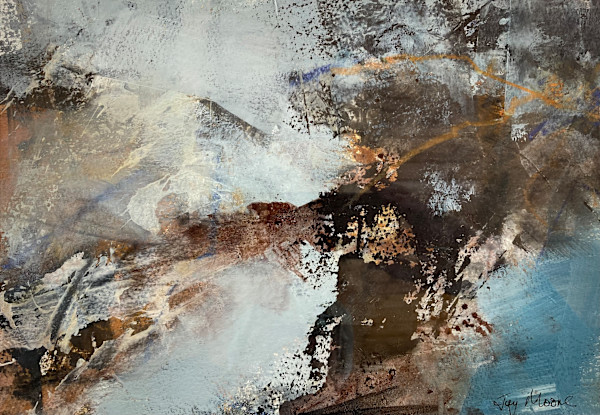 Mountain Study  3 - Water is Speaking by Joy Moore