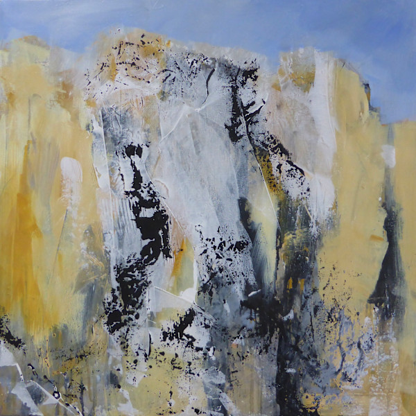 Static Things May be Caught in the Very Act of Becoming 3. (Dolomiti Triptych) by Joy Moore