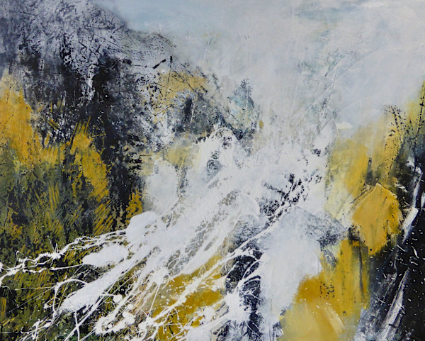Light Poured over the Mountain Peaks as if it were Tangible by Joy Moore, Image 1.