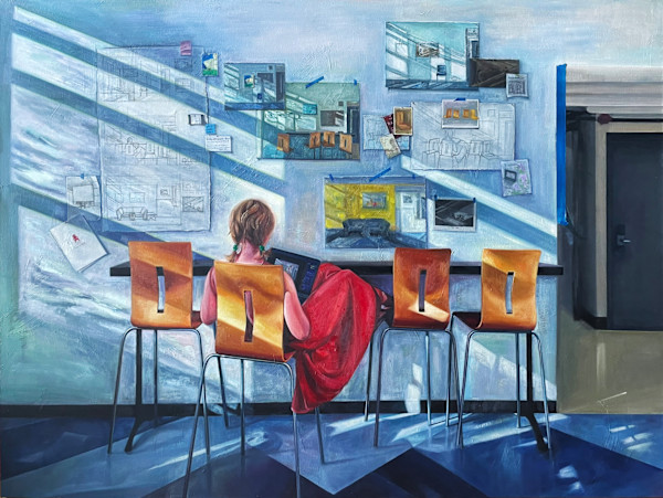 Girl in Red by Yu Cheng