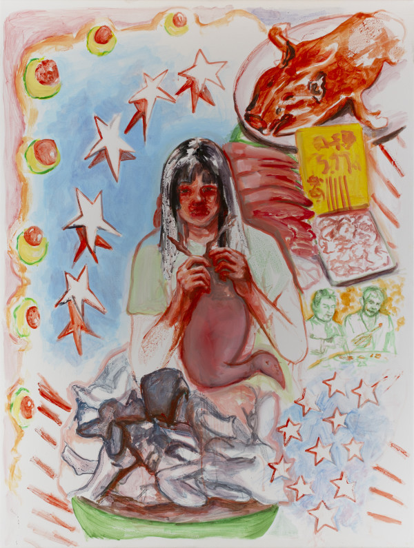 American Ego (Meat Girl) by Von Hyin Kolk