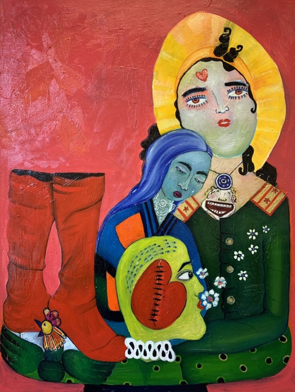 Family portrait, my father is a ghost by Inga Khurieva