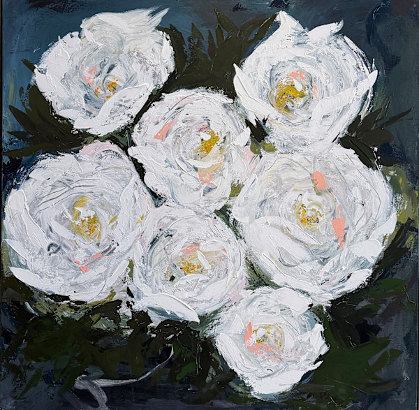 White Peonies by Jessica Craig